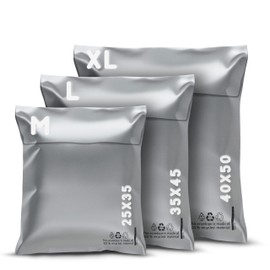 RAGO RAGO® Versandtaschen Plastik Warensendung M-10 Stück L-10 Stück XL-10 Stück I Versandbeutel Selbstklebend und Blickdicht I Plastiktüten Verschließbar I Ideal für Vinted