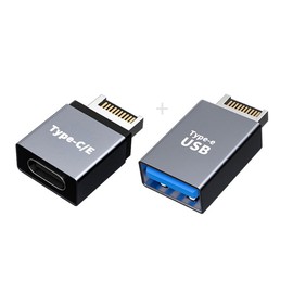NFHK - Adaptador de Datos de extensión de Placa Base USB-C Tipo E a Tipo A y Tipo C, 2 Unidades USB 3.1