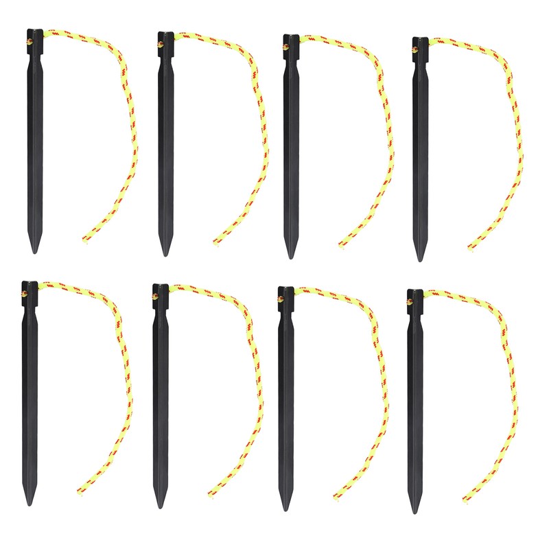 12PCS Tent Stakes Aluminum Alloy Three Edges Lightweight Tent Nail