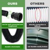 Masyrt Rain Gutter Drain Extension, Flexible Rain Gutter Downpipe Extension,