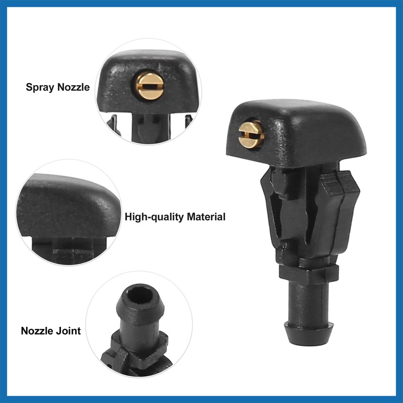 A ABSOPRO Pack of 2 windscreen washer nozzles, windscreen wiper