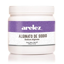 Alginato de Sodio en Polvo de Grado Alimenticio 100 g ARELEZ