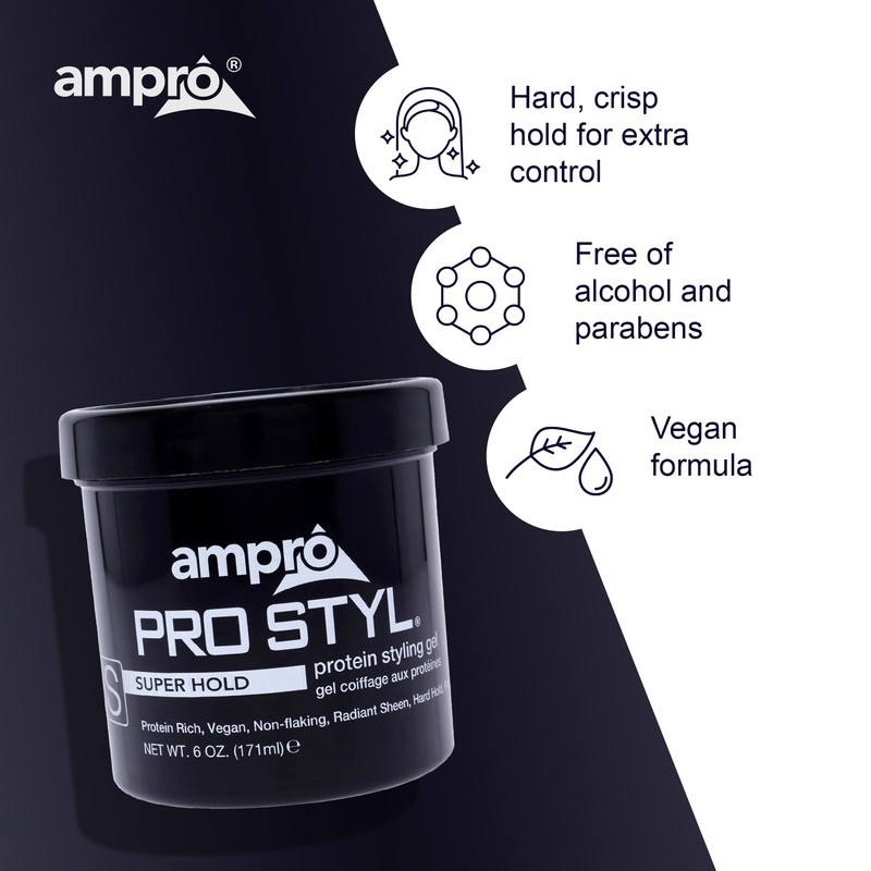 AmPro Pro Styl Styling Gel - Protects and Strengthens Your