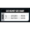 Raider 2131915 GX3 Unisex-Child MX Off-Road Helmet (Black/Silver, Youth Large)