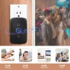 KERUI New Wireless Doorbell Chime Waterproof Plugin Receiver Adjustable Volume