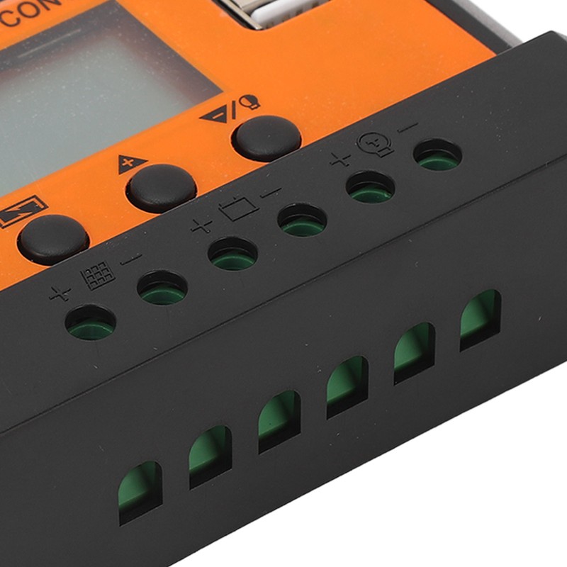 Solar Charge Controller LCD Display 3 Stage Management Solar Panel
