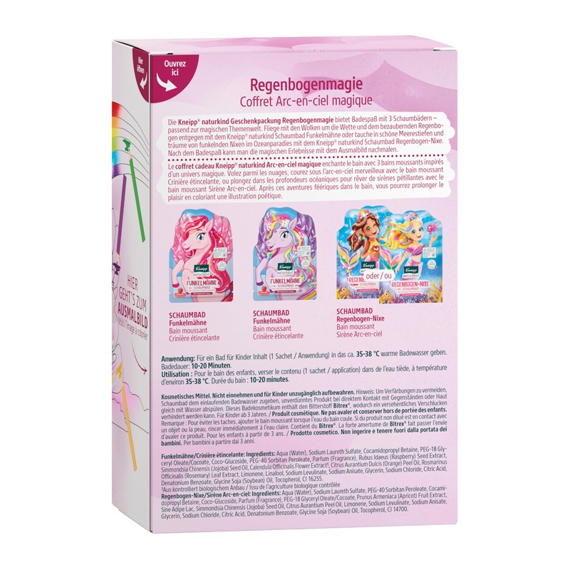 Kneipp Naturkind Rainbow Magic Gift Set - Gift for Mermaids