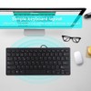 Spanish Keyboard Ñ, Mini Portable Wired Spanish Keyboard USB Interface