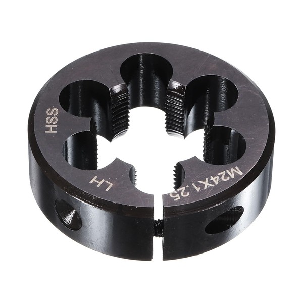 sourcing map Round Threading Die M24 x 1.25 Metric Thread