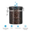 Yopay 480ml Airtight Coffee Canister, Stainless Steel Coffee Container with