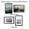 A4 Picture Frame Set of 2-21x29.7 cm, A4 Black Frame