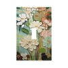 Decorative Art Light Switch Covers Small floral patterns forest Single