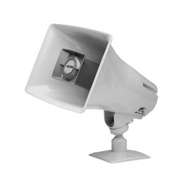 NEW - ONE-WAY, 5 WATT AMPLIFIED HORN, GRAY - V-1030C-GY