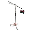 YouTin Heavy Duty Light Stand with Casters and Boom Arm,