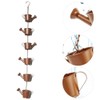 Rain Chains,Kettle Wind Chimes,Rainwater Catcher,Flower Pot Rain Chain,Garden Ornaments,Wind Chimes