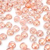 DomeStar 1LB Flat Glass Marbles, Champagne Decorative Marbles for Vases