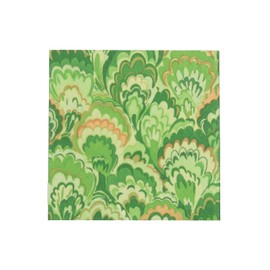 Caspari Marbled Ceramica Green Cocktail Napkins - Includes 12 Packs of 20 Cocktail Napkins