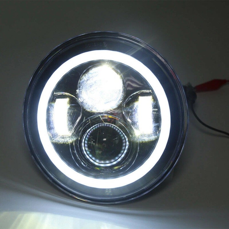 Bricologht 4PCS 7" LED Headlight & 4'' Fog Light Combo