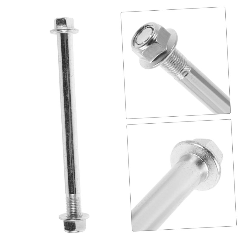 BUGUUYO Motorcycle Metal Axle Kit with Bolts Front and Rear