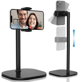 Cooper Cases ChatStand Height Adjustment Smartphone Stand | Mobile Stand Desktop Photography Smartphone Stand Smartphone Stand Smartphone Holder Tripod (Black)