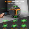 Alloyman Laser Level 4 X 360°Self Leveling with Tripod, 16