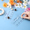 2 Pcs Bead Measuring Ruler Bead Sizer Chart Size Chart