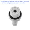 M METERXITY 5pcs Barb Hose Fitting PVC Pipe Connector for