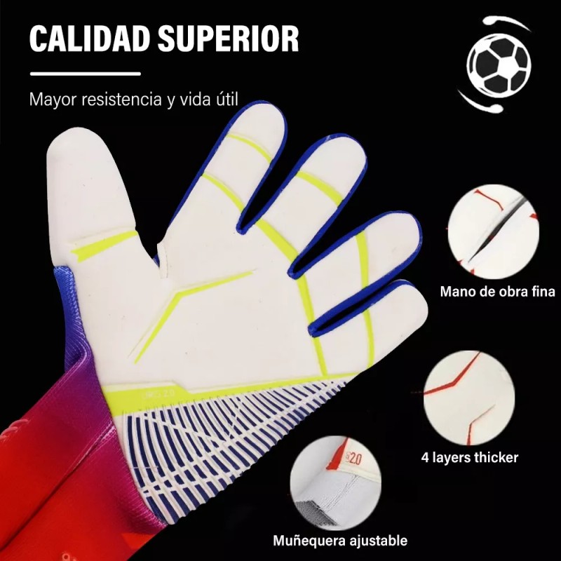 GS Guantes De Portero De Fútbol Profesional Antidesliz P/adulto