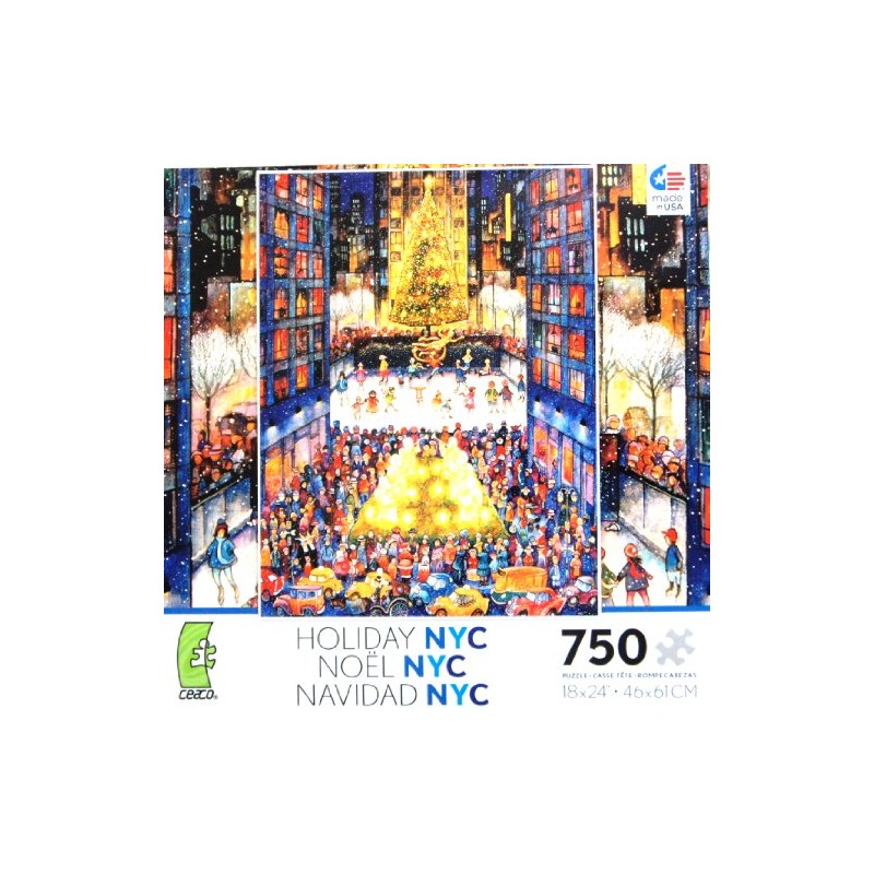Holiday NYC 750 Pieces Puzzle Made in USA Puzzle