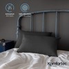 Komfortec Bed Linen Set, microfibre, Charcoal, 155x220 + 1x 40x80