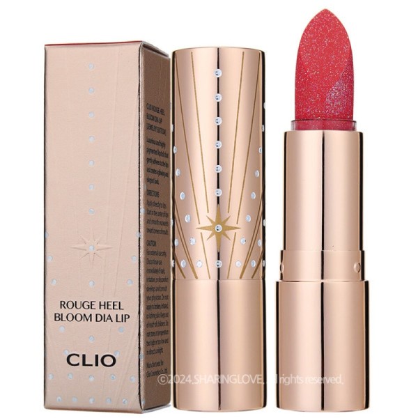 Clio Rouge Heel Bloom Diamond Lipstick Jewelry Edition 04 Plum