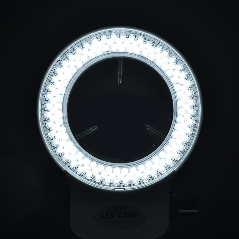 Microscope Camera 144 LED Beads Light Source Brightness Adjustable Ring