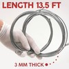 2 Pack 13.5 FT Garage Door Cable Torsion Spring Wire,