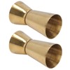 Double Head Cocktail Jigger Stainless Steel Gold Wine Jigger Bar