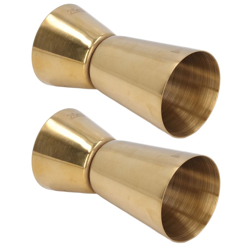 Double Head Cocktail Jigger Stainless Steel Gold Wine Jigger Bar