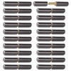 20 Pack Weld On Barrel Hinges 3 inch, Carbon Steel
