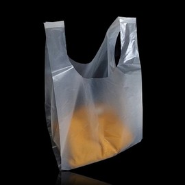 HD Plastic Handle Bags for Box Packaging (24x50cm, 22cm Width) 100 Count