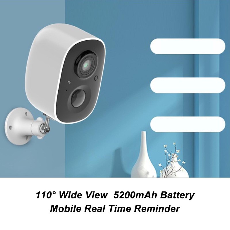 2MP Wireless Battery Camera Night Vision Full Color Monitoring Security