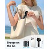 Handheld Portable Fan, 5000mAh Rechargeable Powerful Mini Fan