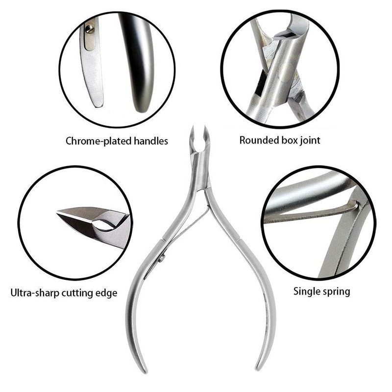 Rui Smiths Cuticle Nippers, Professional, Stainless Steel, Spanish Handle, Box