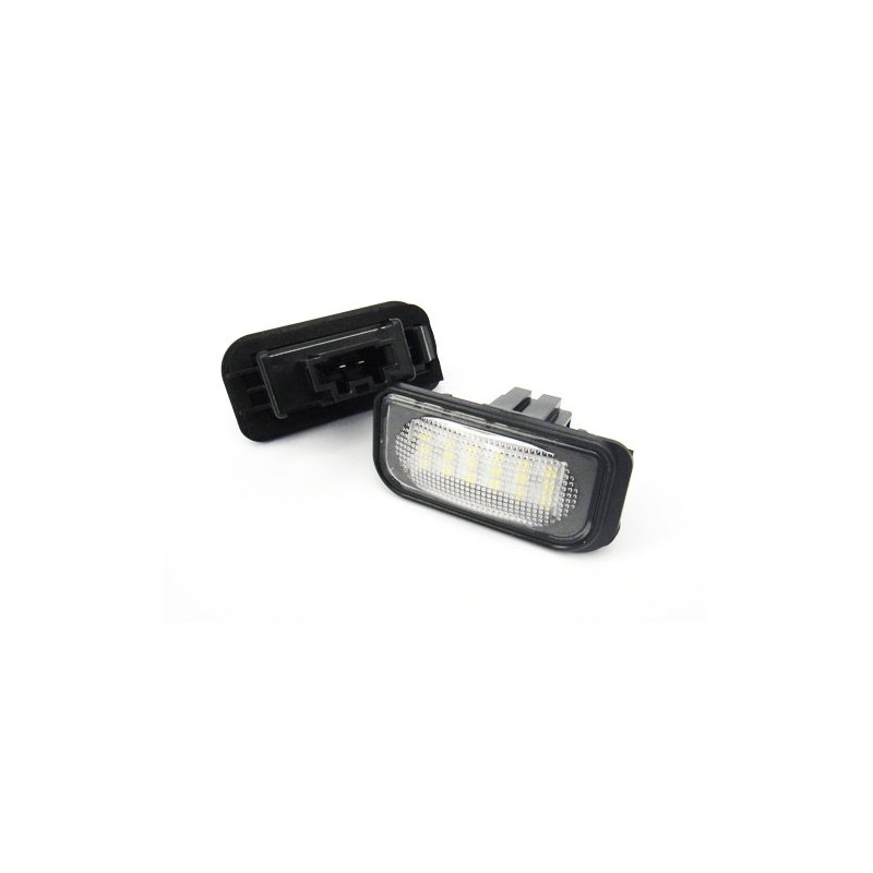 2x LED Licence Number Plate Light White Canbus For MB