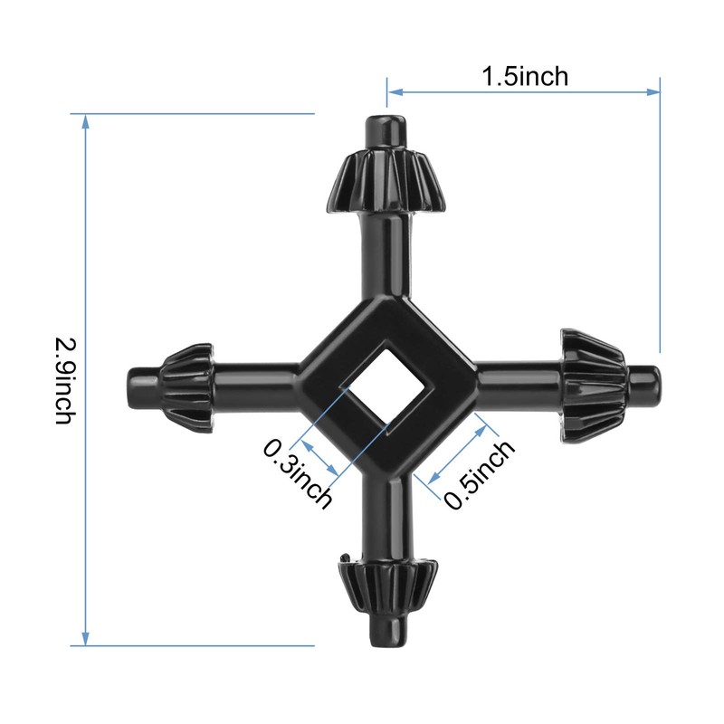 4 in 1 Chuck Key Fit, Handheld Multifunctional Universal Drilling
