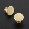 Ravinte Decor 30 Pack Brushed Brass Cabinet Knobs, 1-3/16 Inch
