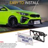 No Drill License Plate Holder Compatible with Kia Soul 2013-2019