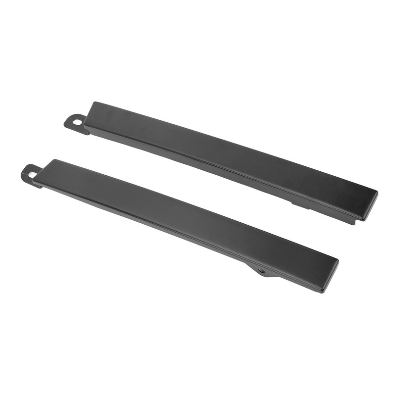 Front Bumper Headlight Trim Panels Black 1 Pair Replacement for