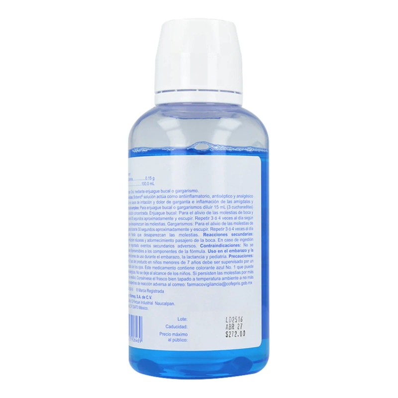 Bencidamina Solucion 3 Pack Bucofaringeo 360 ml Biobend