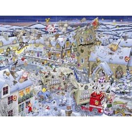 Mike Jupp Jigsaw Puzzles - I Love Christmas - 1000 Piece Jigsaw Puzzle For Adults | Made In Britain | 66cm X 50cm