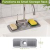 15 Inch Silicone Faucet Mat for Kitchen Sink Splash Guard