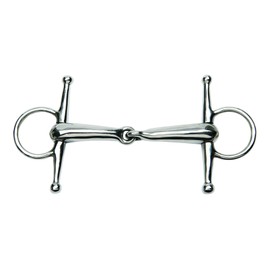 Feeling Unisex Adult 605664125 Short Cheeks Full Cheek Snaffle - Multi-Coloured, 125 mm