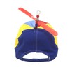 Kuzhi Multi-Color Propeller Hat - Baseball Style (Child, Green Brim)